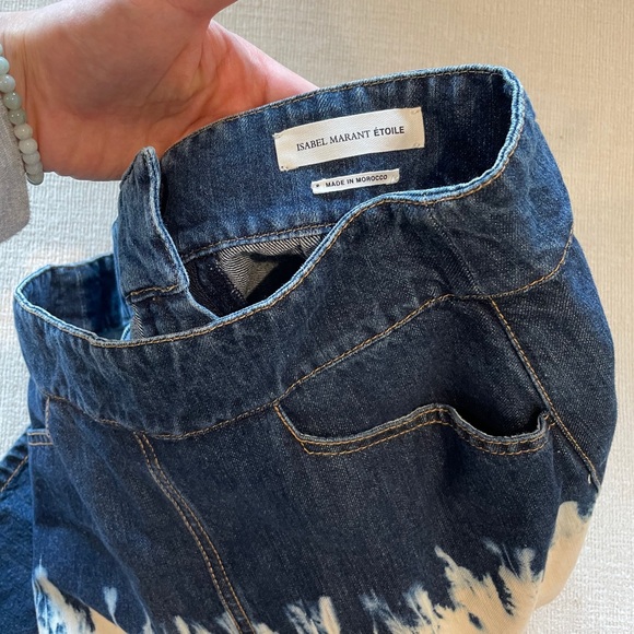 Étoile Isabel Marant Blue Perrine Printed Skirt - Picture 4 of 5